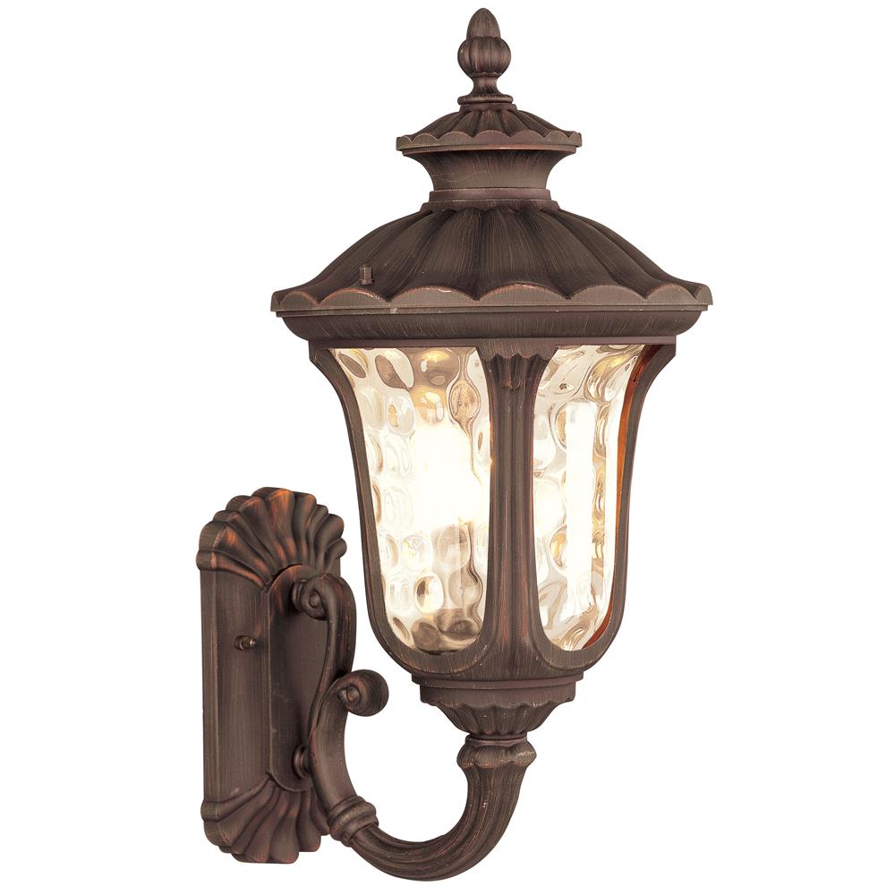 Livex Lighting 7656-58 Oxford Outdoor Wall Lantern in Imperial Bronze 